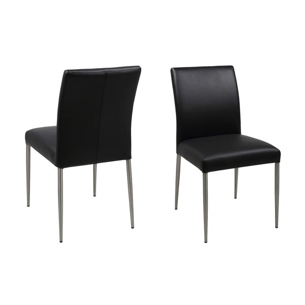 Crna stolica za blagovanje Actona Sala