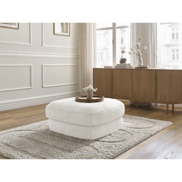 Bijeli tabure od šenila Leonore – Bobochic Paris-image-4