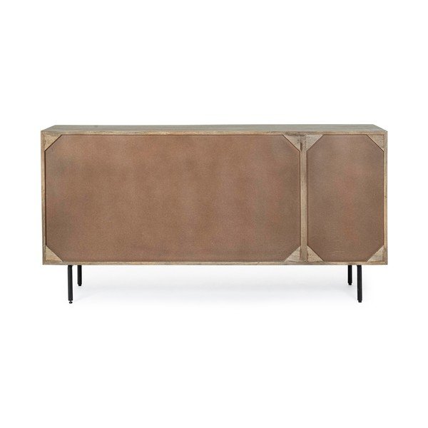 Komoda od masivnog manga u prirodnoj boji 160x83x40 cm Darsey – Bizzotto-image-3