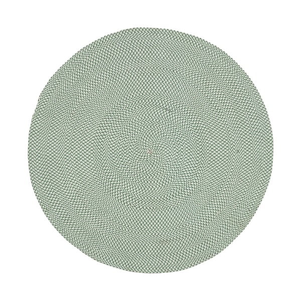 Zeleni tepih od reciklirane plastike Kave Home Rodhe, ø 150 cm