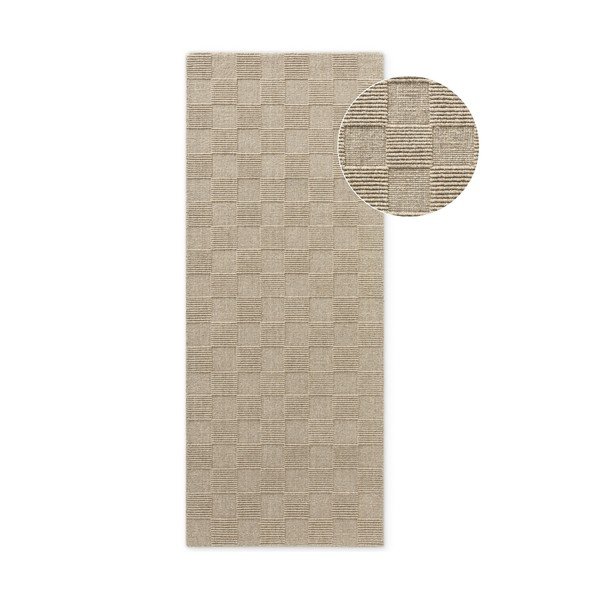 Bež ručno rađena vunena staza 80x200 cm Scala – Villeroy&Boch