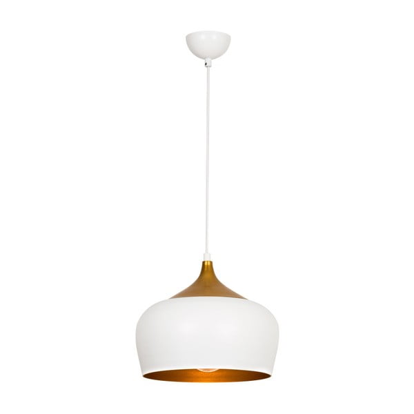 Bijela stropna svjetiljka s detaljima u zlatnoj boji Homemania Decor Ythan