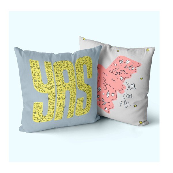 Ukrasne jastučnice u setu 2 kom 50x50 cm Yas – Aware-image-1