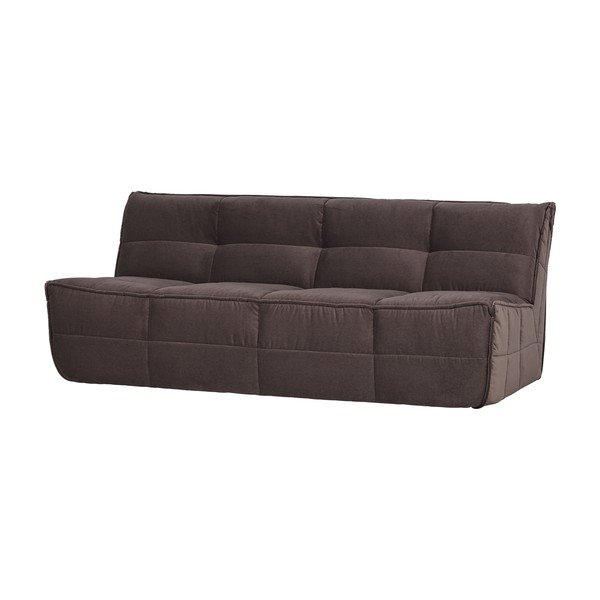 Smeđa baršunasti sofa 204 cm Cluster – vtwonen-image-1