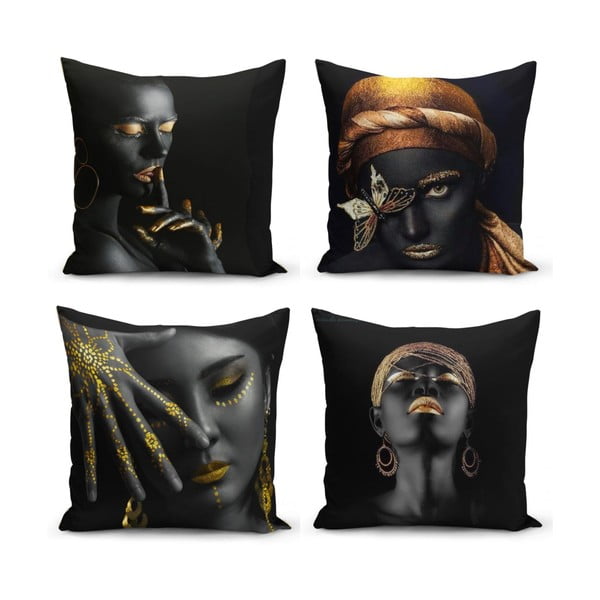 Set s 4 jastučnice Minimalist Cushion Covers Luzo, 45 x 45 cm