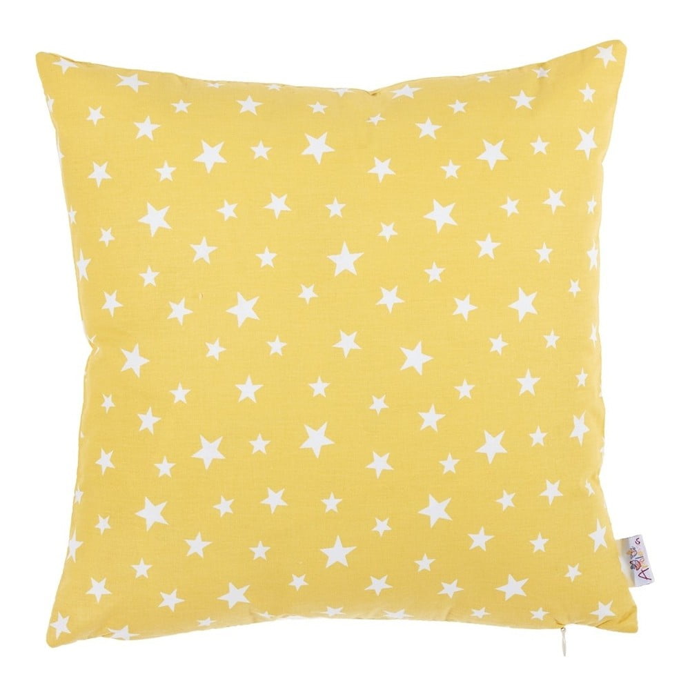 Žuta pamučna navlaka za jastuk Mike & Co. NEW YORK Rujo, 35 x 35 cm