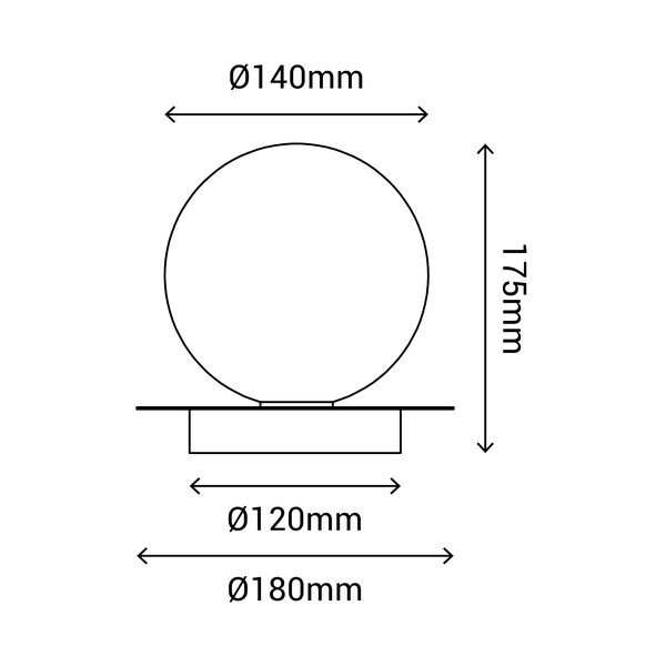 Stropna svjetiljka SULION Musa, ø 14 cm-image-3