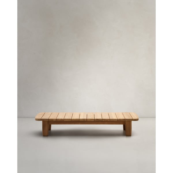 Vrtni stol od masivne tikovine 70x140 cm Tirant – Kave Home-image-1