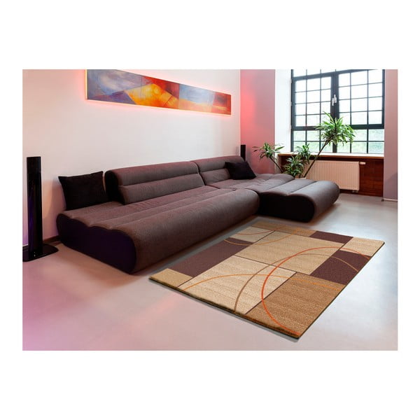 Smeđi tepih Universal Delta Square, 57 x 110 cm-image-2