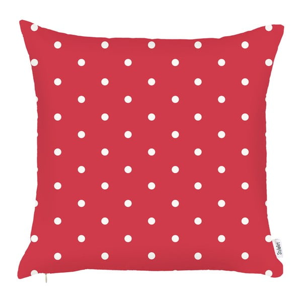 Crvena jastučnica Mike & Co. NEW YORK Dots, 43 x 43 cm