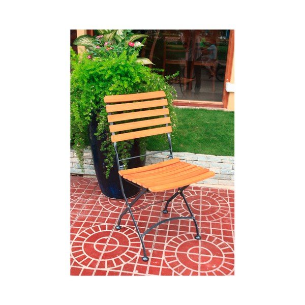 Smeđa vrtna fotelja od masivnog drveta Vienna – Garden Pleasure-image-1