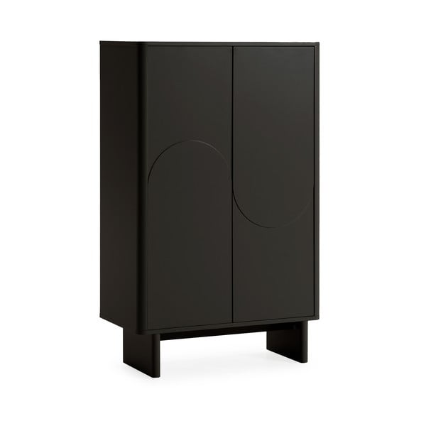Crni ormarić 80x130x40 cm Solei – MOME-image-2