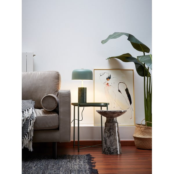 Sivi pomoćni stolić Kave Home Goldman Kesbury, visina 46 cm-image-2