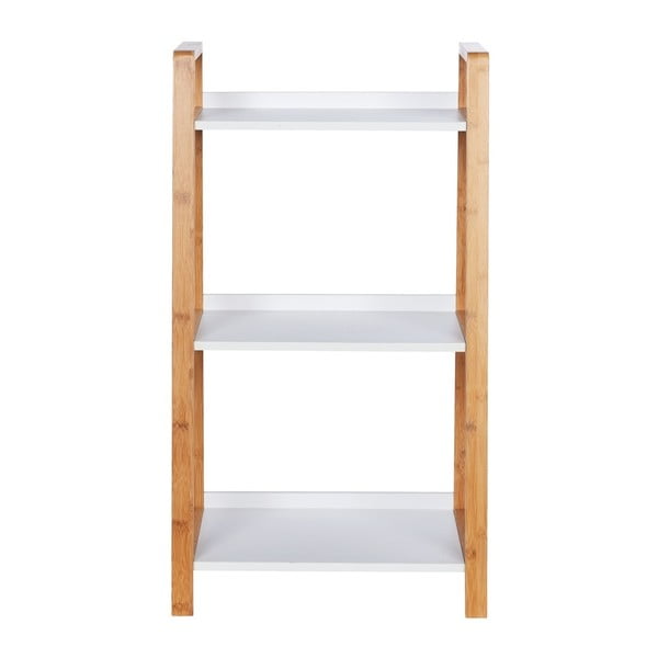 Polica za kupaonicu od bambusa na 3 razine Wenko Finja-image-1
