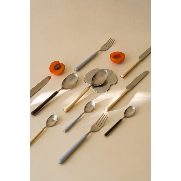 Svijetlo žuti/u srebrnoj boji pribor 4 kom od nehrđajućeg čelika za 1 osobu Noli – noo.ma-image-3