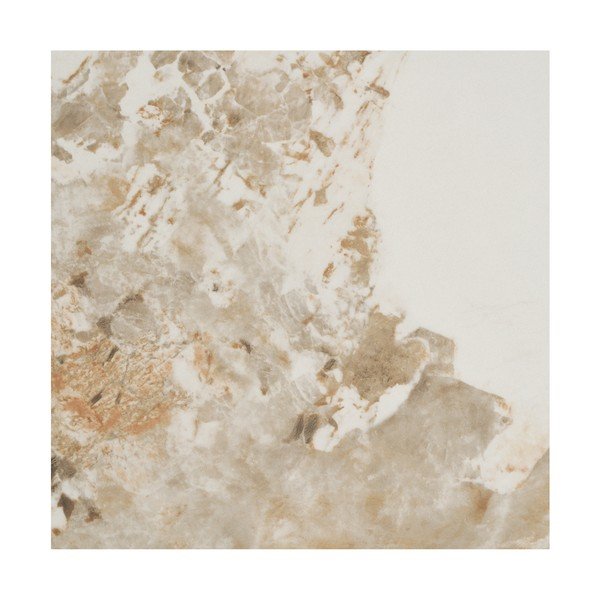 Bež/u prirodnoj boji okrugao stolić za kavu s pločom stola u mramornom dekoru ø 80 cm Athens – House Nordic-image-3