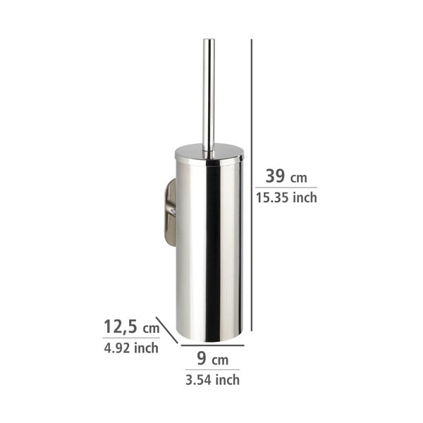 Samostalna WC četka od nehrđajućeg čelika Wenko Orea-image-2