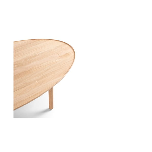 Stolić od hrastovine u prirodnoj boji 65x120 cm Mu - Gazzda-image-3