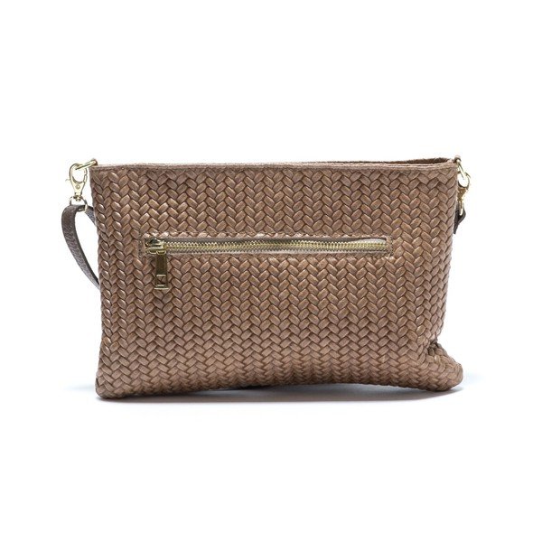 Sivo-smeđa kožna torbica Isabella Rhea br. 8029-image-1