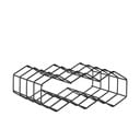 Metalni stalak za vino broj boca 5 kom Rocks – Zone