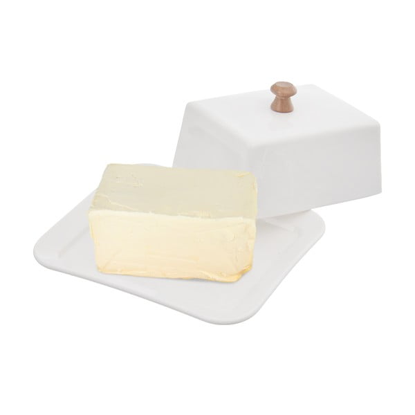 Bijela porculanska posuda za maslac Orion Whiteline-image-1