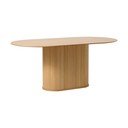 Blagovaonski stol s pločom stola u dekoru hrasta 95x180 cm Nola – Unique Furniture
