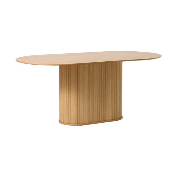 Blagovaonski stol s pločom stola u dekoru hrasta 95x180 cm Nola – Unique Furniture