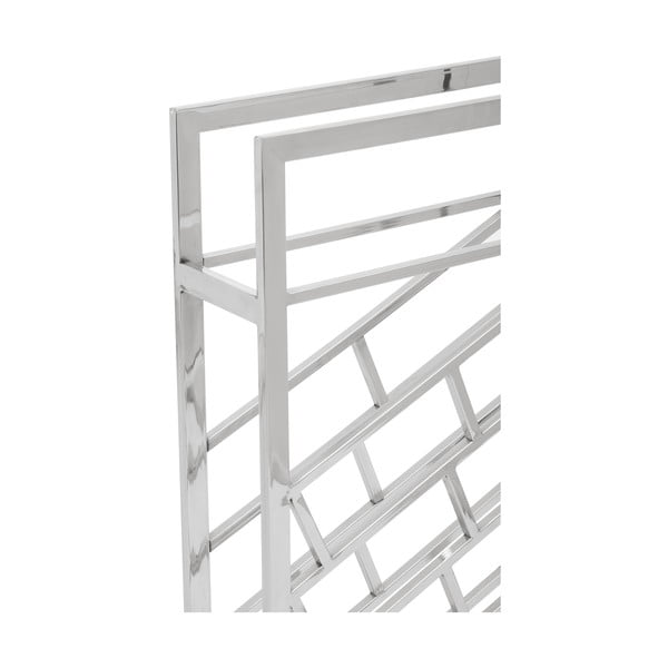 Metalni držač za boce vina u sjajno srebrnoj boji broj boca 24 kom Barolo – Premier Housewares-image-4