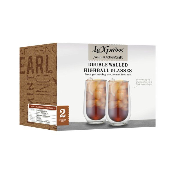 Dvije velike čaše Kitchen Craft Le'Xpress, 380 ml-image-2