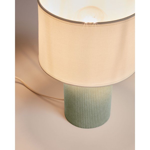 Bijela/tirkizna dječja stolna lampa Bianella – Kave Home-image-2