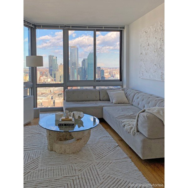 Krem periv/ručno rađen vunen tepih 170x240 cm Almond Valley – Lorena Canals-image-4