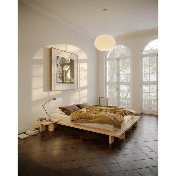 Noćni ormarić od masivnog bora u prirodnoj boji Japan – Karup Design-image-1