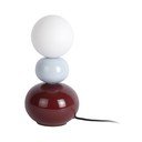 Bordo/svijetlo plava stolna lampa keramička (visina 26 cm) Firenze Pellet – Leitmotiv