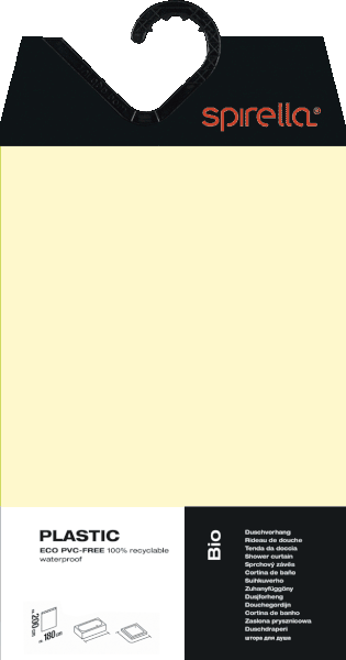 Tuš zavjesa 180x200 cm Bio – Spirella-image-2