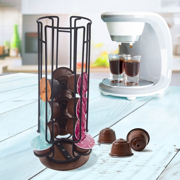 Crni stalak za kapsule kave Radka – Orion-image-1