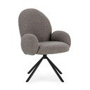 Siva fotelja Dario – Marckeric