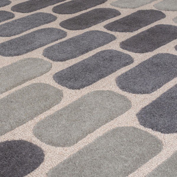 Sivi vuneni tepih Flair Rugs Fossil, 160 x 230 cm-image-2