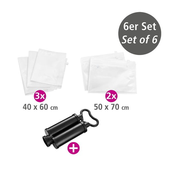 Set od 5 putnih vakuumskih vrećica s pumpom Wenkoo-image-1
