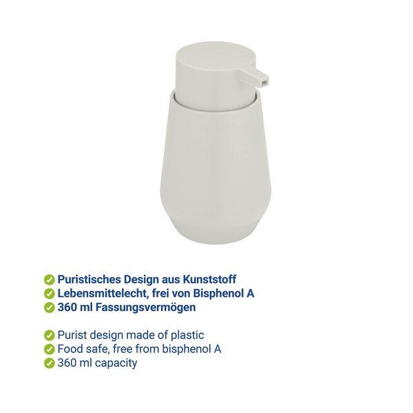 Krem plastičan dozator sapuna 360 ml Vara – Allstar-image-2