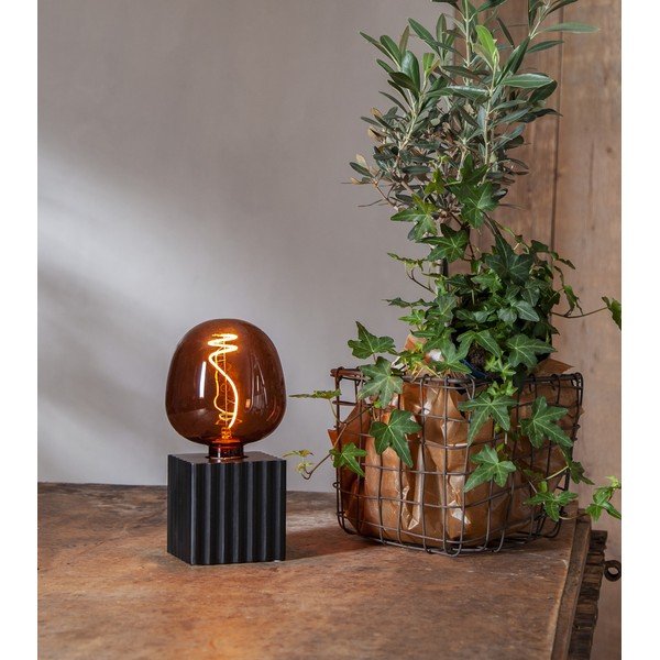 Crni stalak svjetiljke 10 cm Box – Star Trading-image-3