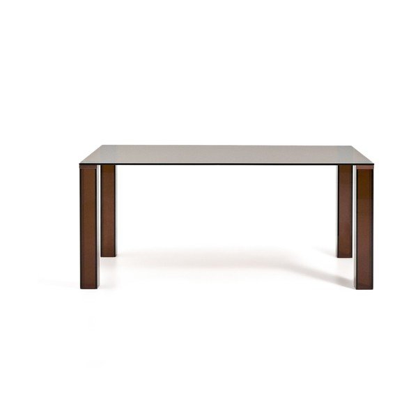 Stakleni blagovaonski stol 90x160 cm Adularia – Kave Home-image-2