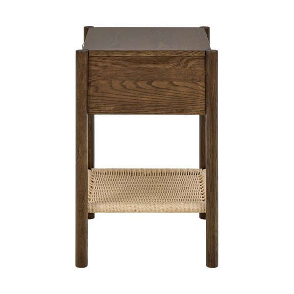 Noćni ormarić u dekoru hrasta u tamnoj prirodnoj boji Monfort – Actona-image-3