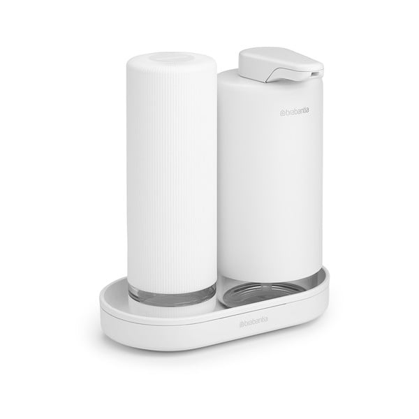 Bijeli plastičan držač za deterdžente SinkStyle – Brabantia