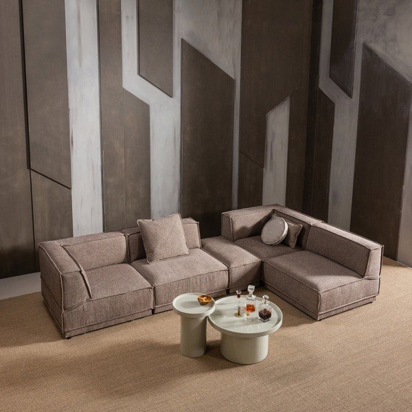 Okrugao pomoćni stol u sjajnom dekoru ø 40 cm Veluna – WOOOD-image-1