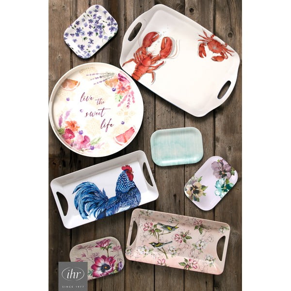 Stolnjak od organskog pamuka 150x45 cm Blue Plumage - IHR-image-2