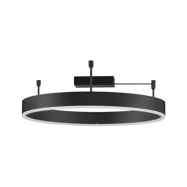 Mat crna LED stropna svjetiljka aluminijska s mogućnosti zatamnjivanja Motif – Nova Luce