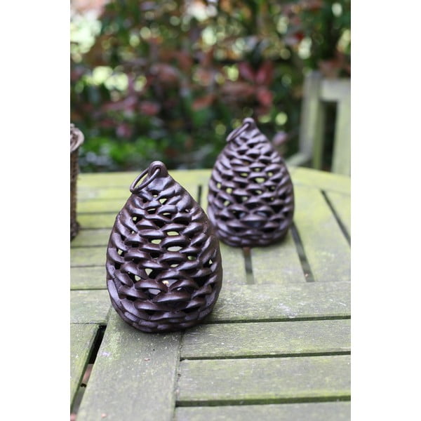 Metalna lanterna (visina 18 cm) Pine Cone – Esschert Design-image-4