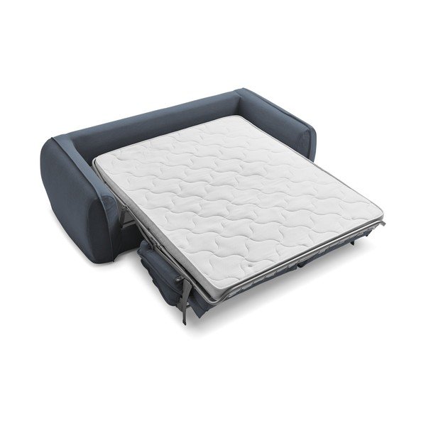 Plava sofa za spavanje/sklopiva 236 cm Archimede – Bobochic Paris-image-4