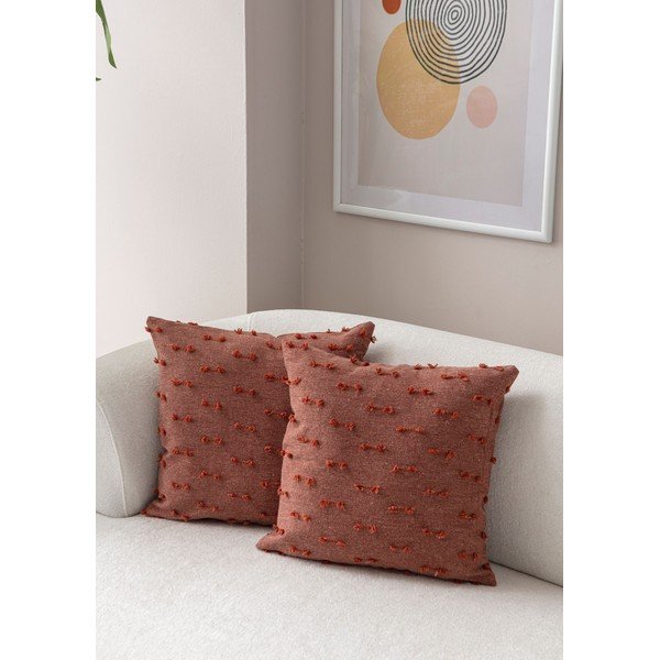 Ukrasne jastučnice u setu 2 kom 43x43 cm Tuffet – Mioli Decor-image-1
