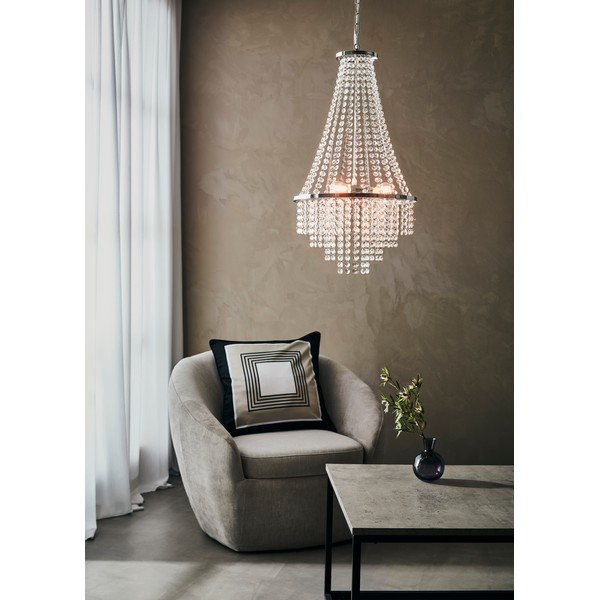 Bijela viseća rasvjeta Markslöjd Allington luster, Ø 38 cm-image-1